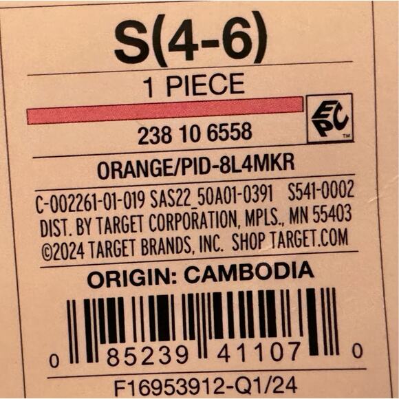 Shade & Shore Bikini Top Womens Small Orange Striped Sexy Feminine Sexy Funky - Picture 5 of 8